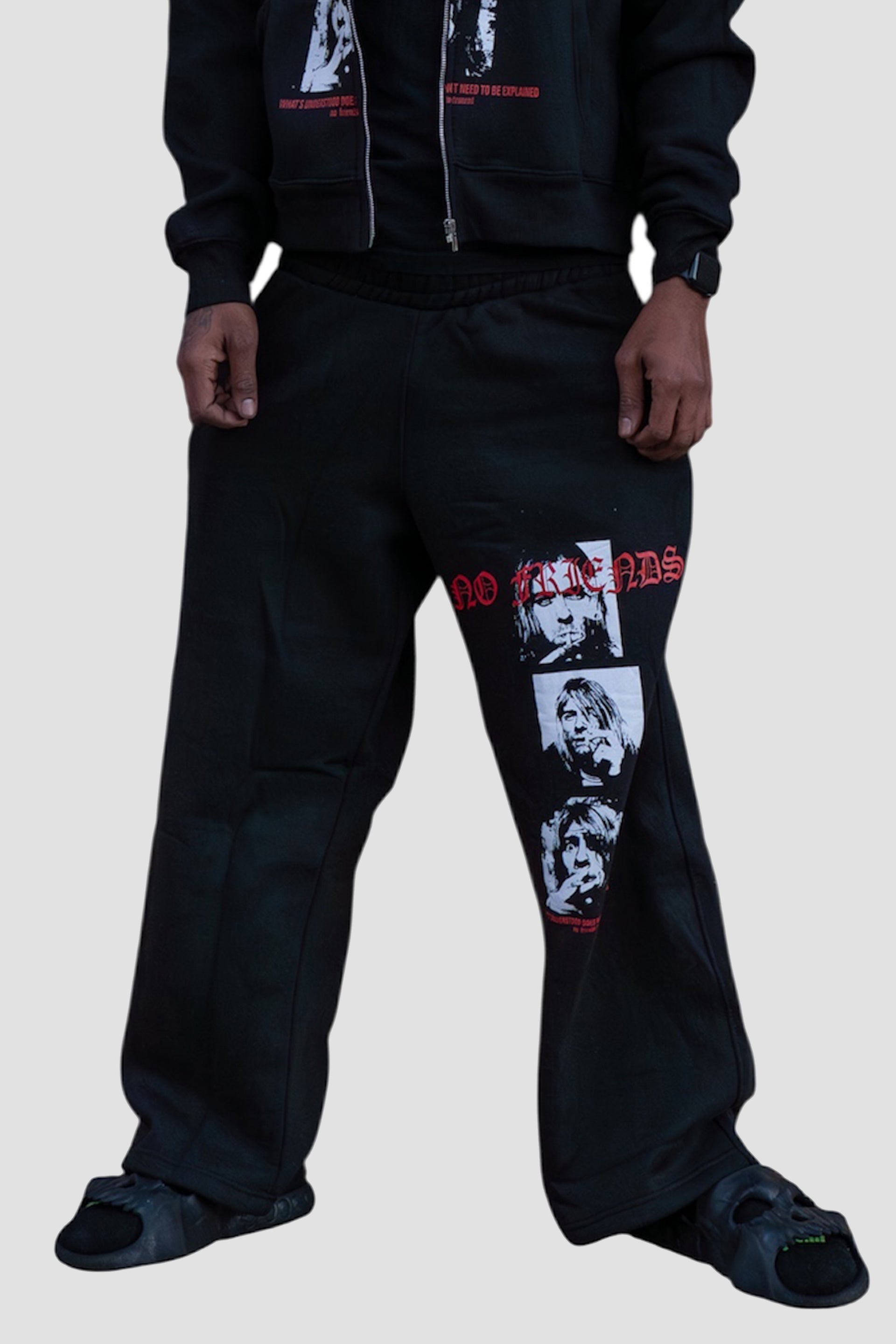 NF® Friends With Cobain Black Pants