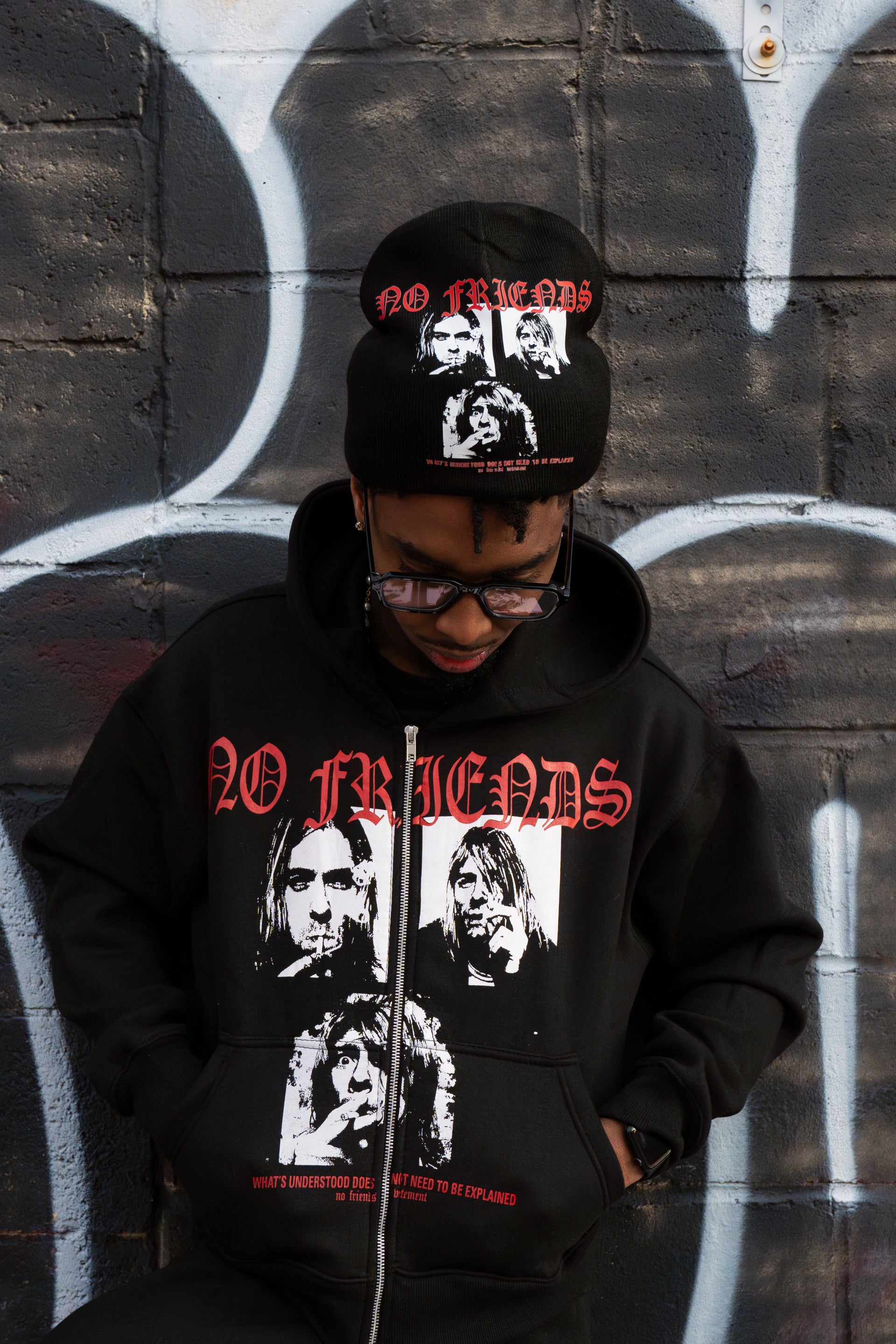 NF® Friends With Cobain Black Hoodie