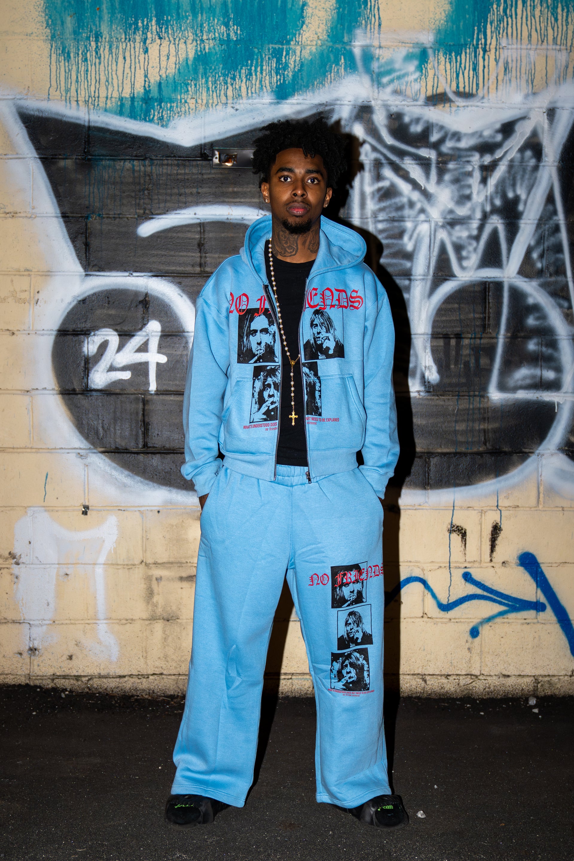 NF® Friends With Cobain Blue Pants