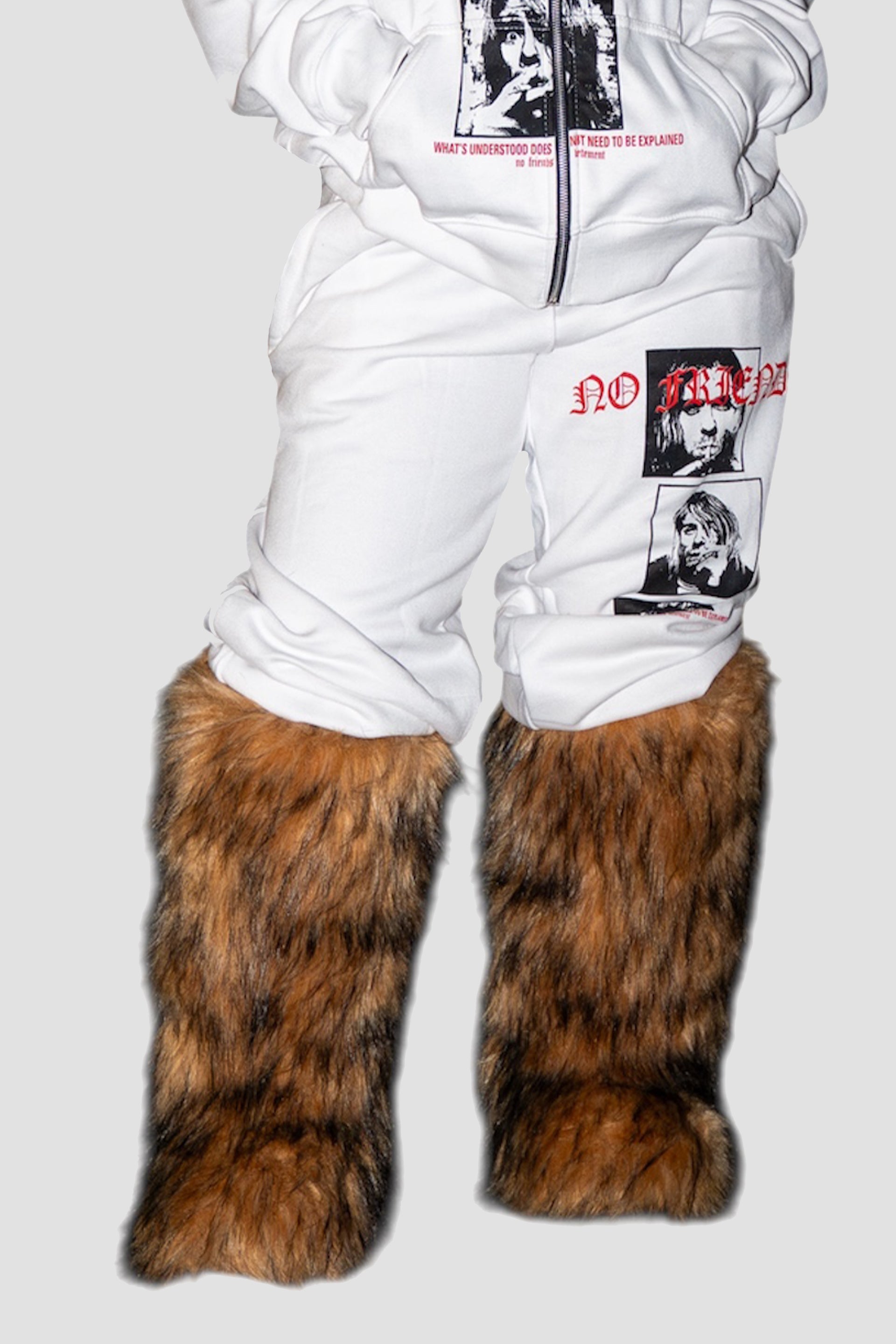 NF® Friends With Cobain White Pants